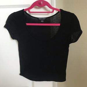 COPY - Black crop top
